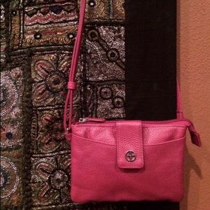 Gianni Bernini Pink Crossbody Purse, 7”x 5” NWT
